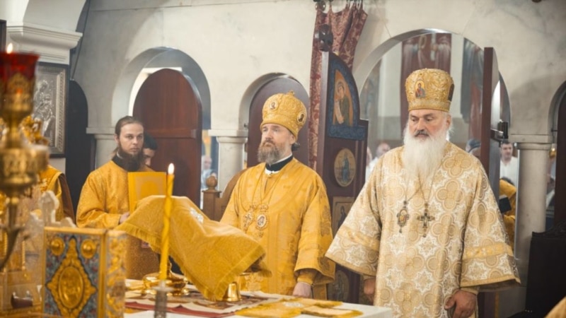 ნიკორწმინდის ეპისკოპოსმა მოსკოვში პატრიარქ კირილის თანაშემწესთან ერთად წირა
