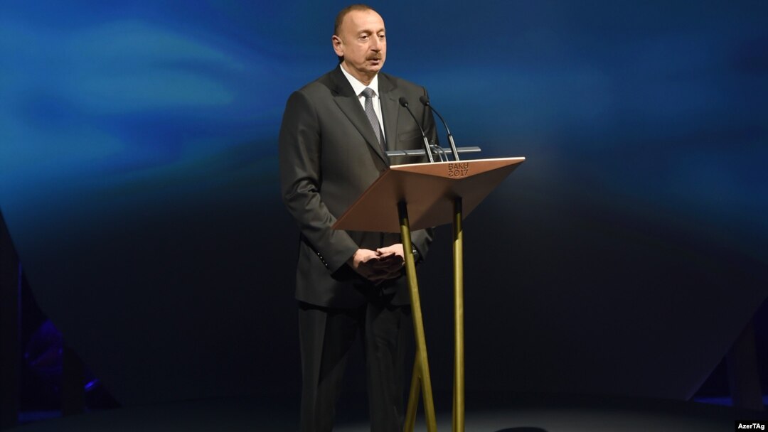 Bakıda IV İslam Həmrəyliyi Oyunlarının "su səyahəti"nin başlanma mərasimi. 05aprel2017