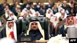 The Emir of Qatar, Sheikh Tamim bin Hamad bin Khalifa al-Thani at the 34th summit of the Gulf Cooperation Council (GCC) 