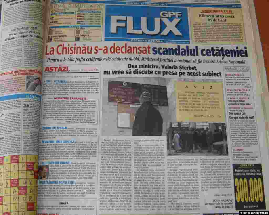 &quot;Flux&quot;, 16 februarie 2000