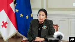 Վրաստանի հինգերորդ նախագահ Սալոմե Զուրաբիշվիլին, արխիվ