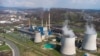 Pogled na Termoelektranu Tuzla iz vazduha, 21. april 2021.
