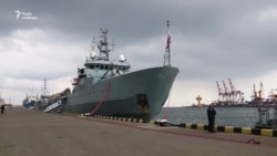 Корабли НАТО прибыли в порт Одессы (видео)