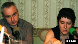 Сотрудники Openspace Глеб Морев и Мария Степанова