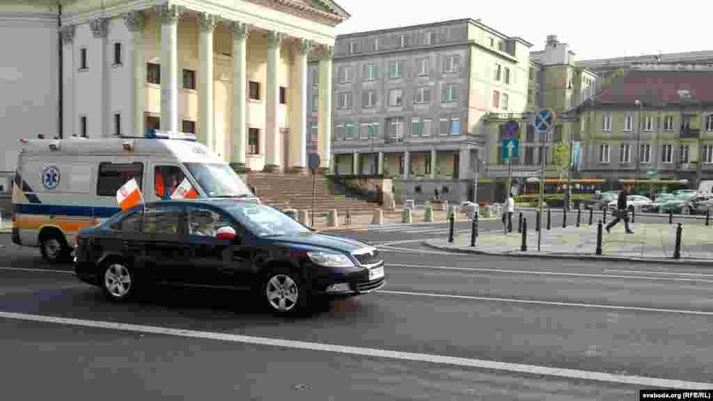 Варшава во знакот на фудбалот.