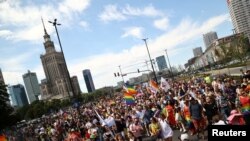 У 2022 році KyivPride був частиною варшавського Маршу рівності