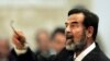 Saddam Hussein on trial (file photo)