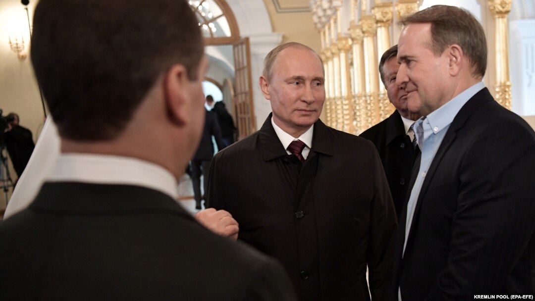 Vladimir Putin, predsjednik Rusije i Viktor Medvedčuk