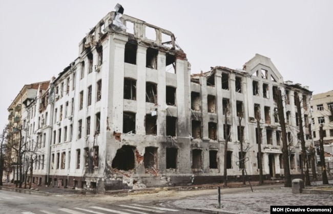 Зруйнований Росією університет Каразіна у Харкові