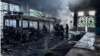 The overnight drone attack on the Ukrainian city of Kharkiv injured at least eight people, including two children.