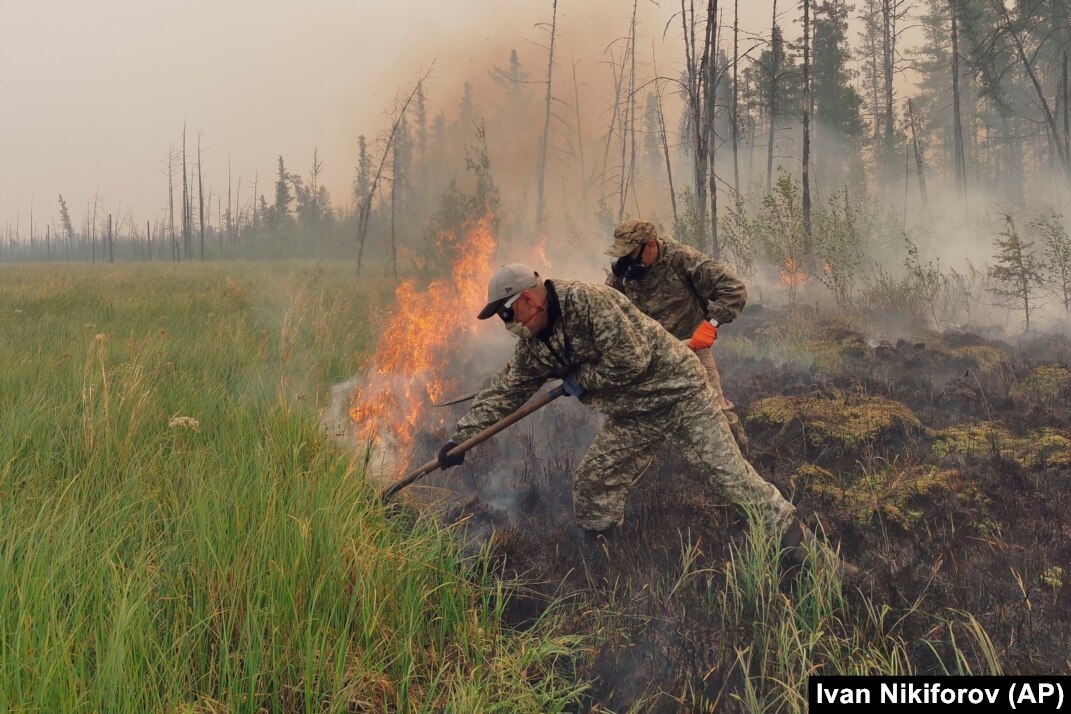 Raging Wildfires Sweep Across Siberia, Shrouding Region In Smoke