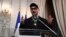 Kirill Serebrennikov gives a speech after being awarded as the Commandeur de l’Ordre des Arts et des Lettres at the French Embassy in Moscow on October 14.