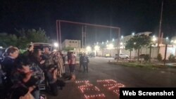 მოგვიანებით აქციამ კვლავ რუსთავის მეხუთე ციხესთან გადაინაცვლა.