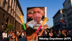 Од антивладините протести во Софија, јули 2020.