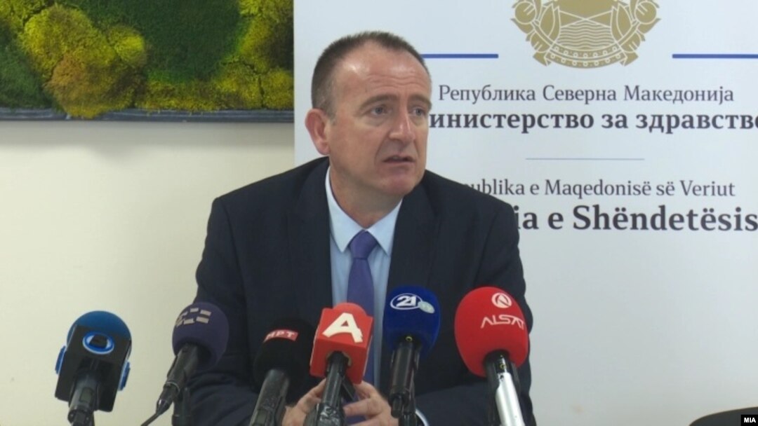 Северна Македонија - Арбен Таравари, министер за здравство на Северна Македонија 