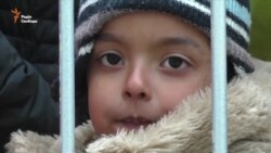 Мігранти «воюють» із заморозками на кордоні зі Сербією (відео)