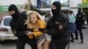 BELARUS – During the detention by security officers of the participants of the women's march in Minsk, September 19, 2020