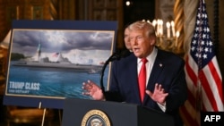 აშშ-ის პრეზიდენტმა დონალდ ტრამპმა 22 დეკემბერს ფლორიდის რეზიდენციაში გამართა ახალი სამხედრო გემების მშენებლობის გეგმის პრეზენტაცია