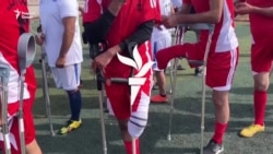 Мусобиқаи футбол миёни маъбон дар Навори Ғазза