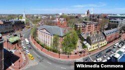 Pamje nga Universiteti Harvard në SHBA.