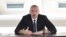 Azerbaijan -- President Ilham Aliyev speaks in Ganja, June 25, 2020.