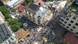 Перехрестя у кварталі Умані, до якого щороку з'їжджаються хасиди-паломники з усього світу для святкування Рош га-Шана. 11 вересня 2026 року.
