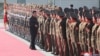 North Korean leader Kim Jong Un inspects the headquarters of the 2nd Corps of the army on October 17.