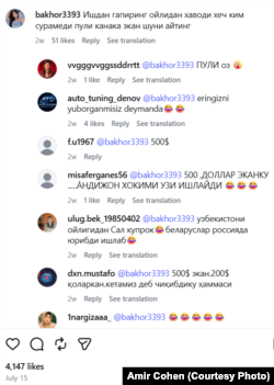 Апублікаваныя узбэцкімі работнікамі відэа зь Беларусі актыўна абмяркоўваюцца