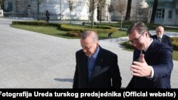 Redžep Tajip Erdoan i Aleksandar Vučić, fotoarhiv