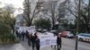 Protestna šetna zdravstvenih radnika u Mostaru
