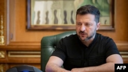 Прэзыдэнт Украіны Ўладзімір Зяленскі. 