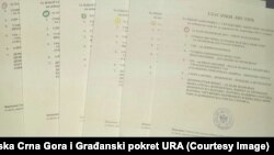 Da li su šareni glasački listići legalni: Dio glasačkih listića koje opozicija smatra nelegalnim