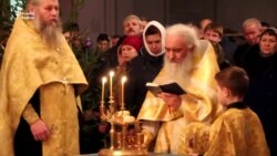 Керәшеннәр Тихвин чиркәвендә Раштуаны каршылады