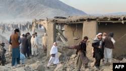 ننګرهارو کې یو وران شوی کور 