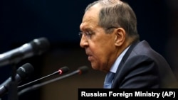 Russian Foreign Minister Sergei Lavrov