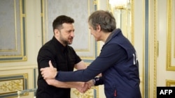 Președintele Ucrainei, Volodimir Zelenski, l-a primit marți pe directorul general al AIEA, Rafael Grossi.