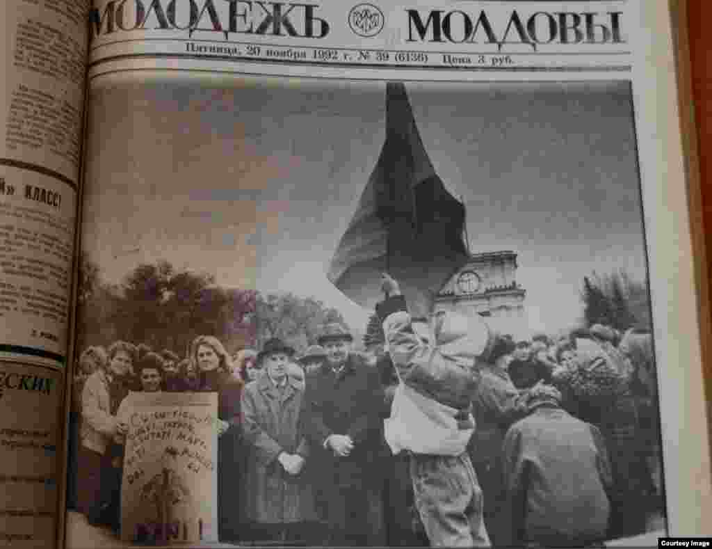 &quot;Molodioj Moldovî&quot;, 20 noiembrie 1992, protestele profesorilor