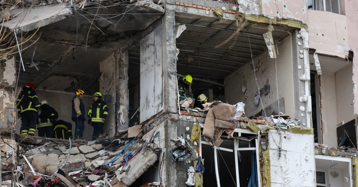Київ: понад 30 постраждалих від російського удару, 40% будинків без тепла