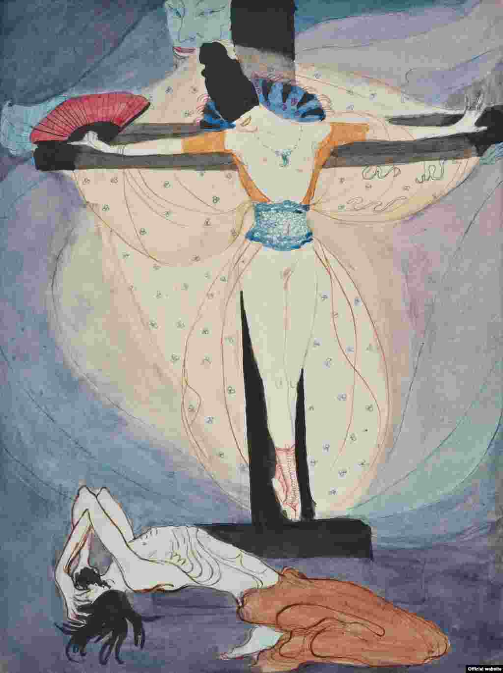 Jeanne Mammen (1890&ndash;1976), Woman at the Cross, ca. 1908&ndash;1914.