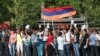 Armenia - Youth activists urge Yerevan residents to ignore a sharp rise in transport fares, 24Jul2013.