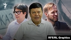 Владислав Тен (сол жақта), Қанат Тасыбеков (ортада) пен Николай Маевский суреттерінен коллаж