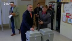 Viktor Orban na biračkom mestu