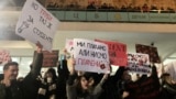 students protest RTS Belgrade Serbia 