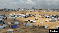 Kamp za raseljene Palestince u gradu Rafa na jugu Pojasa Gaze, 10. april 2024.