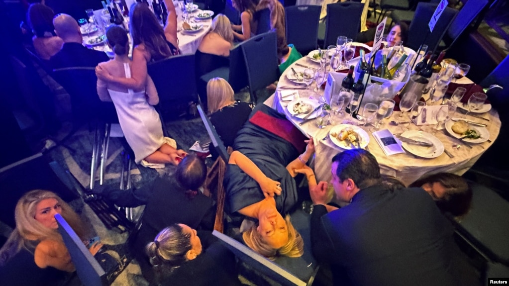 Перші секунди після нападу у Вашингтоні, 25 квітня 2026 року