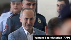 Роберт Кочаријан на денешното судење. 