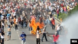 Protestat në Maqedoni