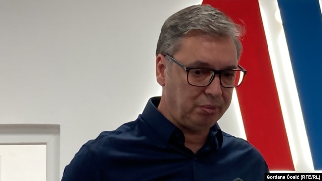 Aleksandar Vučić, președintele Serbiei.
