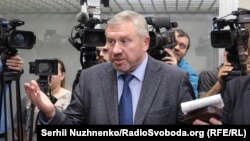 Бывший глава Нацгвардии Украины Юрий Аллеров 17 мая 2019 года во время суда