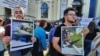 Bosnia-Herzegovina - Citizen protest due to animal abuse, Sarajevo, 28Sept2024